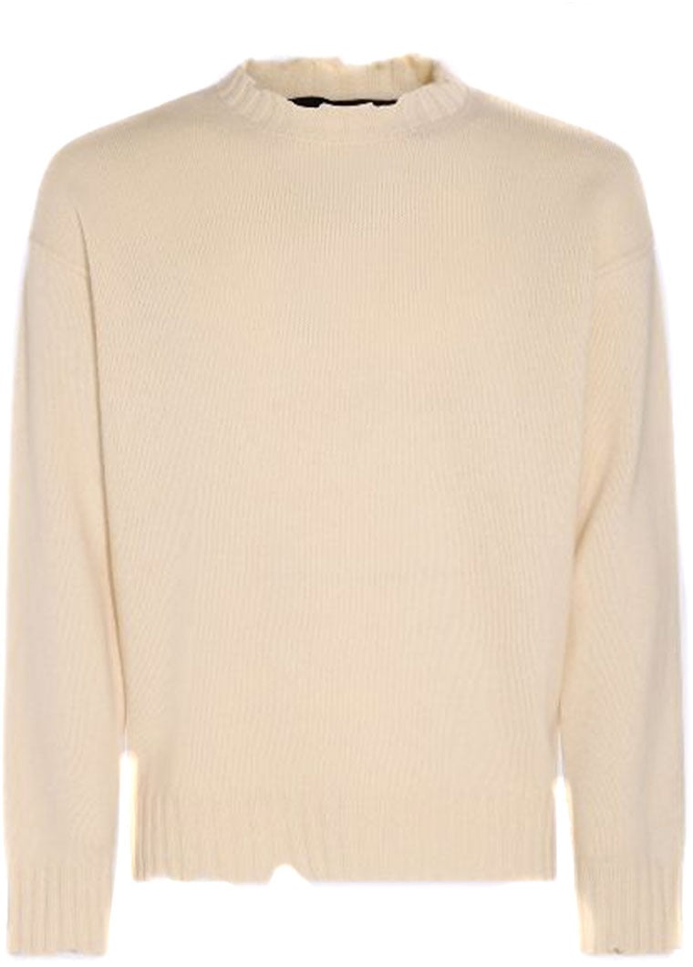 Isabel Benenato Sweaters White Wit
