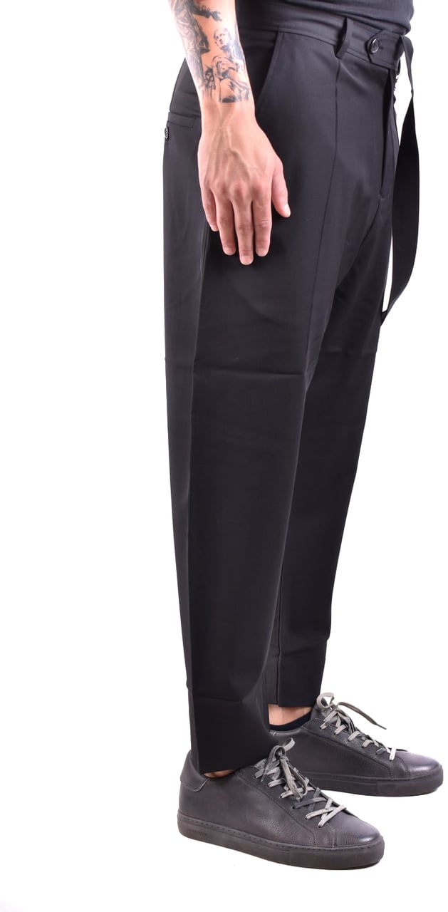 Isabel Benenato Trousers Black Zwart
