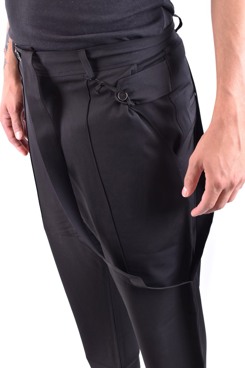 Isabel Benenato Trousers Black Zwart