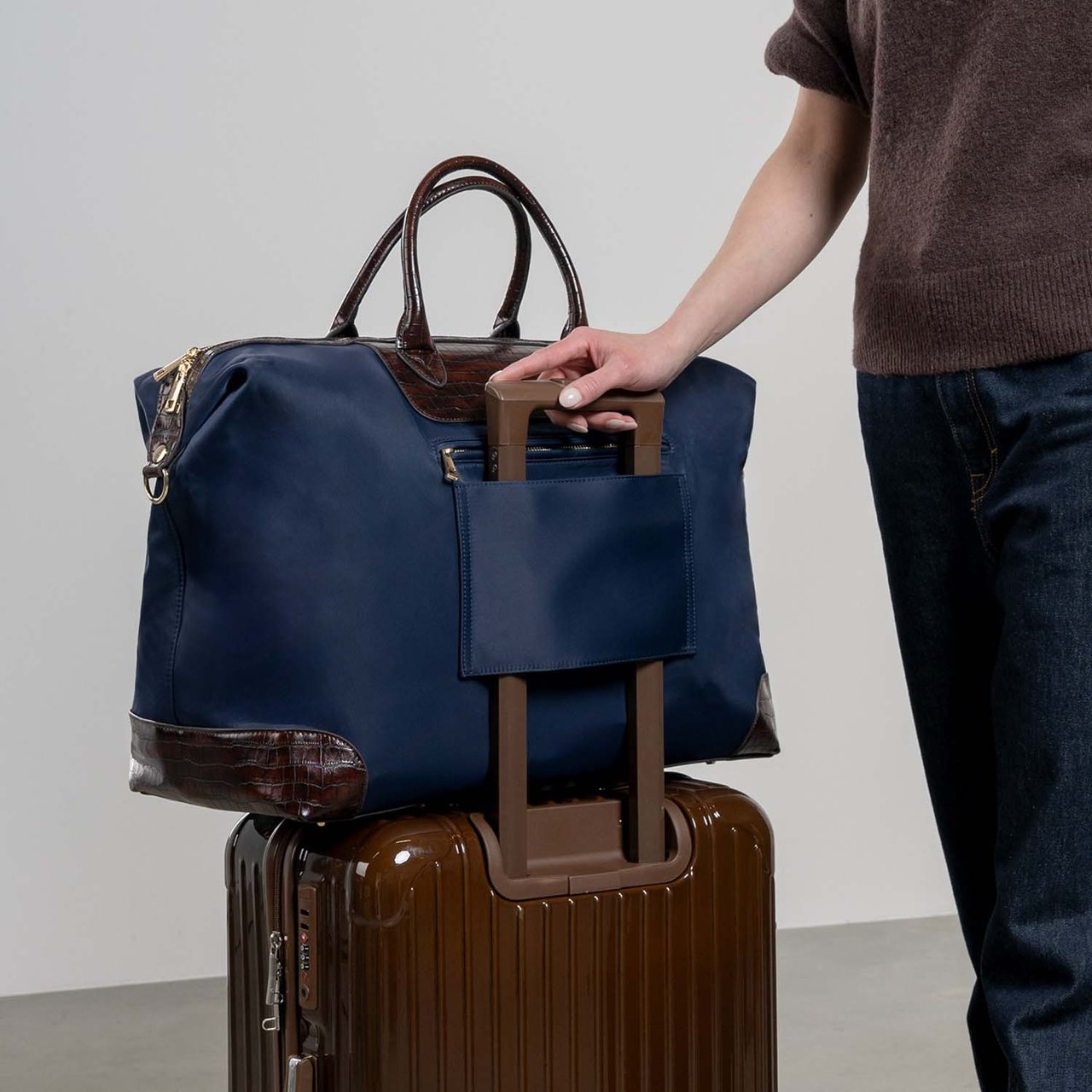 Isabel Bernard Du Louvre Weekendtas Blauw