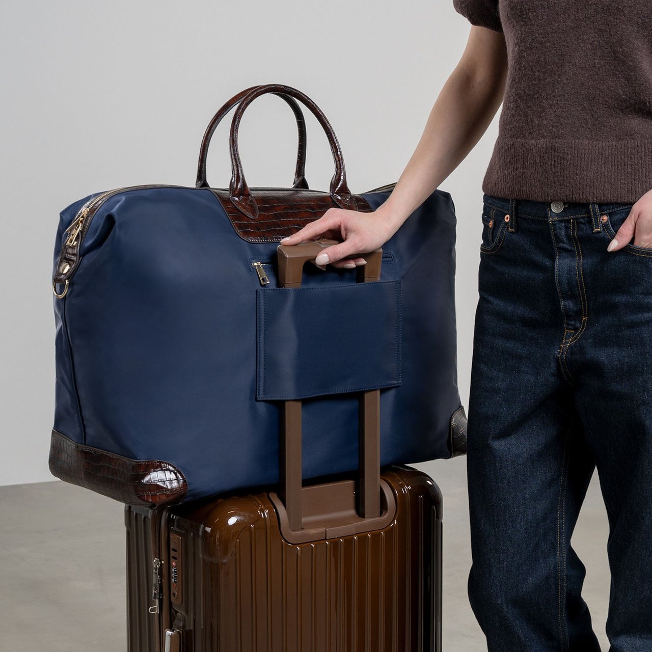 Isabel Bernard Du Louvre Weekendtas Blauw