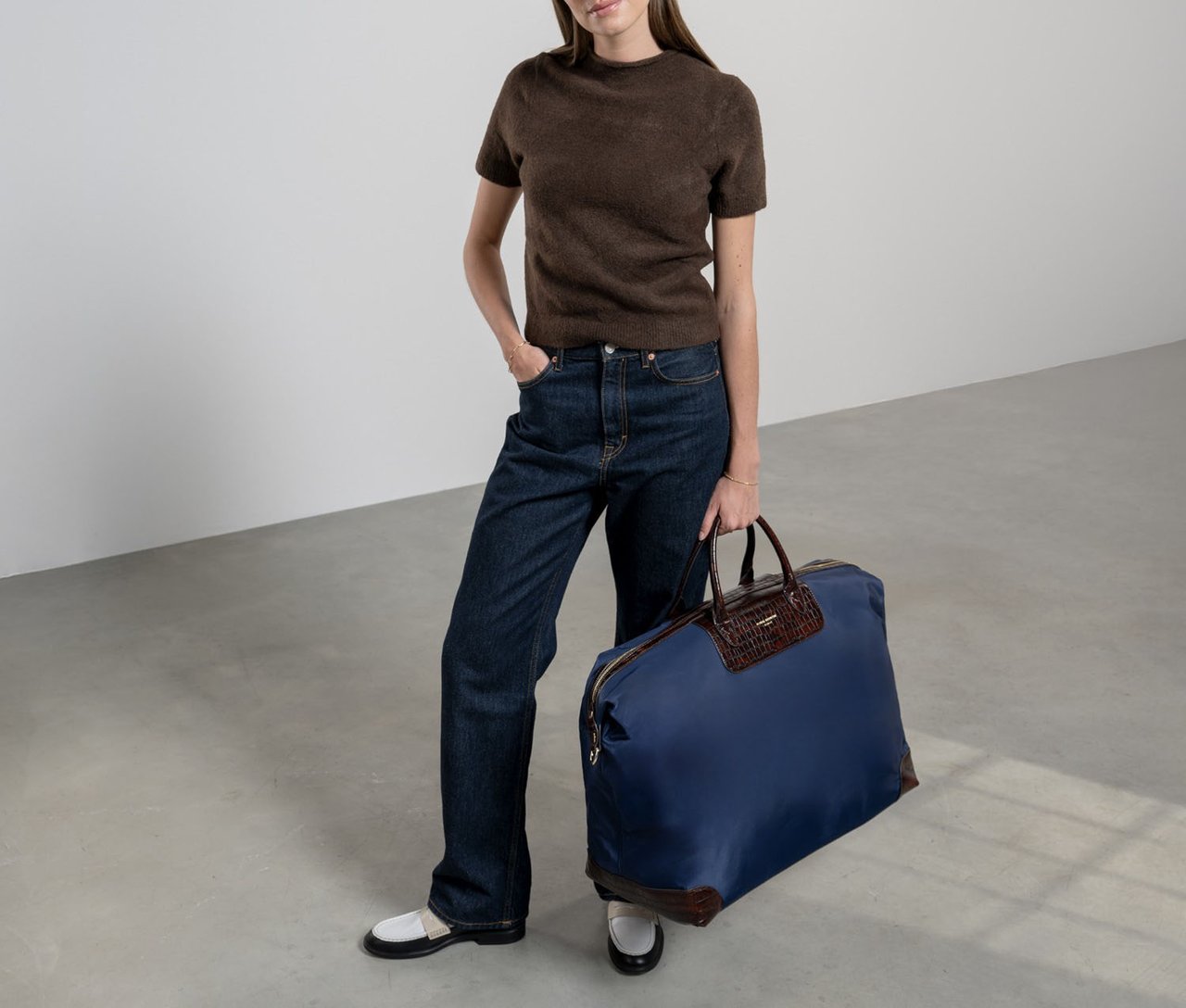 Isabel Bernard Du Louvre Weekendtas Blauw