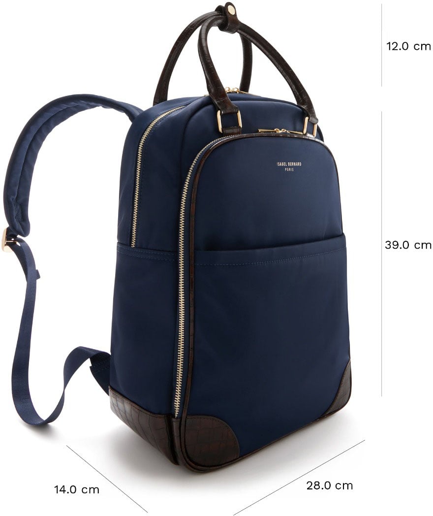 Isabel Bernard Du Louvre Cher Polyurethaan leer Rugzak Blauw