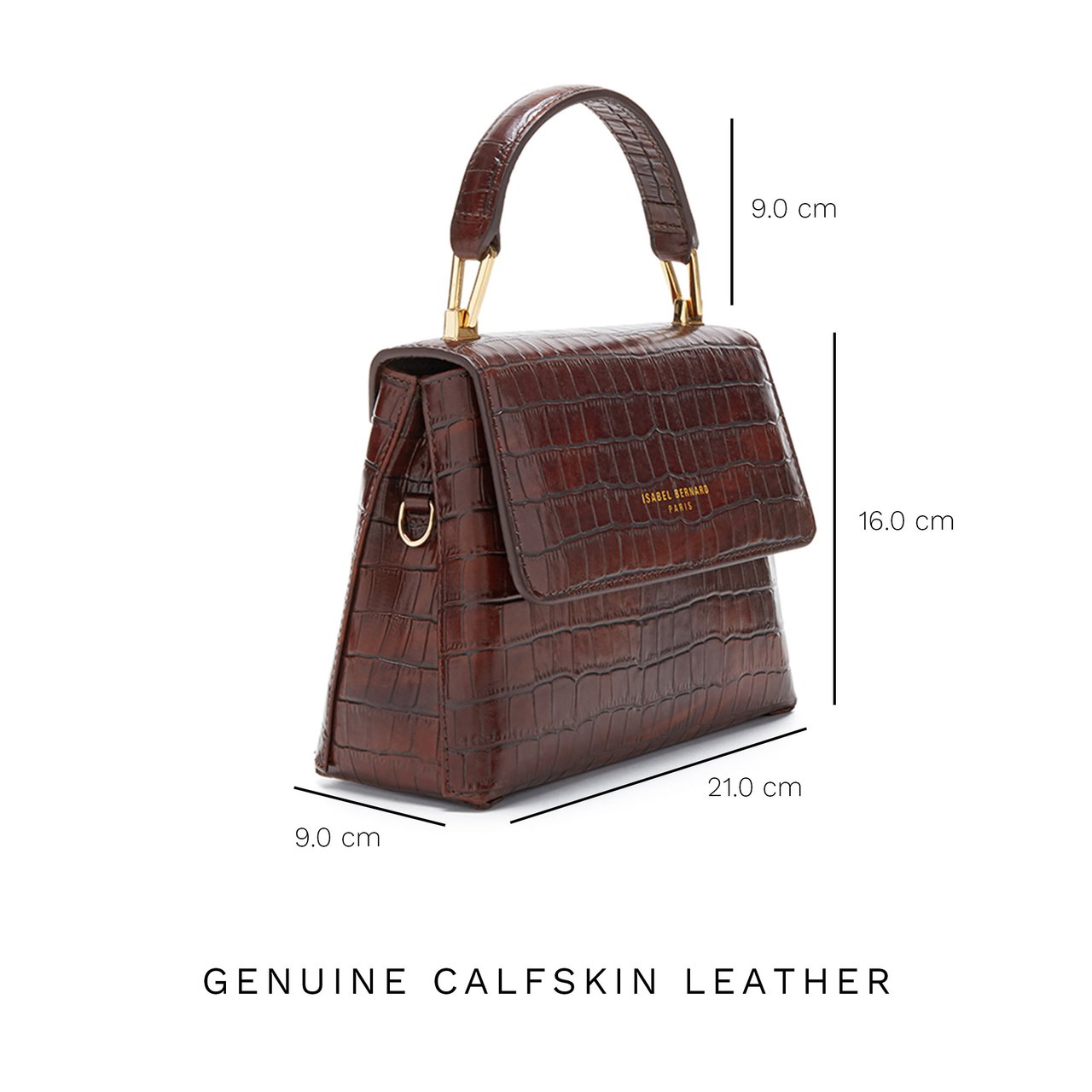 Isabel Bernard Femme Forte Heline Handtas Bruin