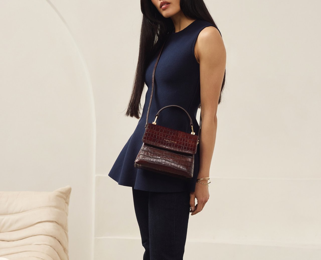 Isabel Bernard Femme Forte Heline Handtas Bruin