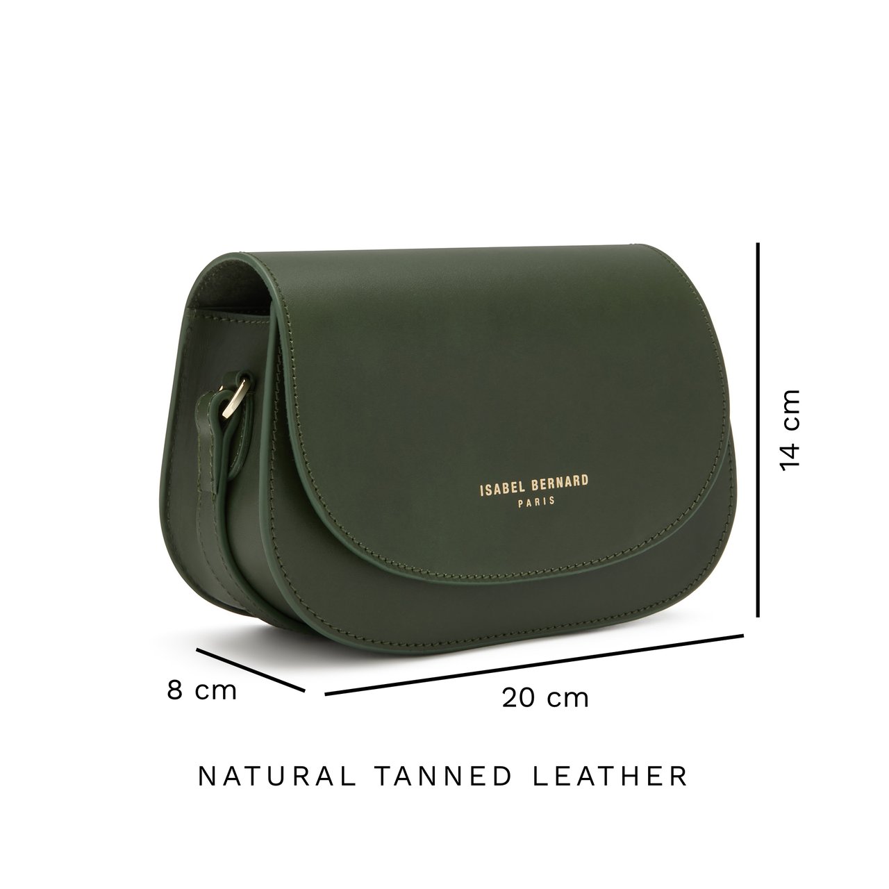 Isabel Bernard Montmartre Manon Crossbody Tas Groen