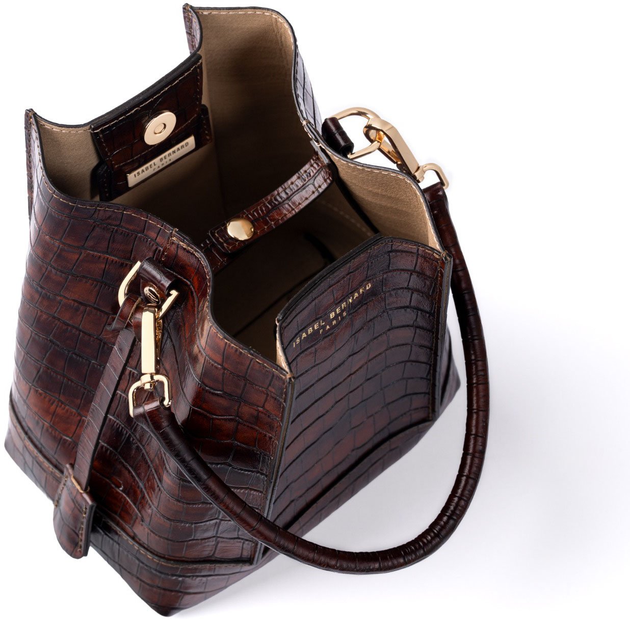 Isabel Bernard Femme Forte Minette Handtas Bruin