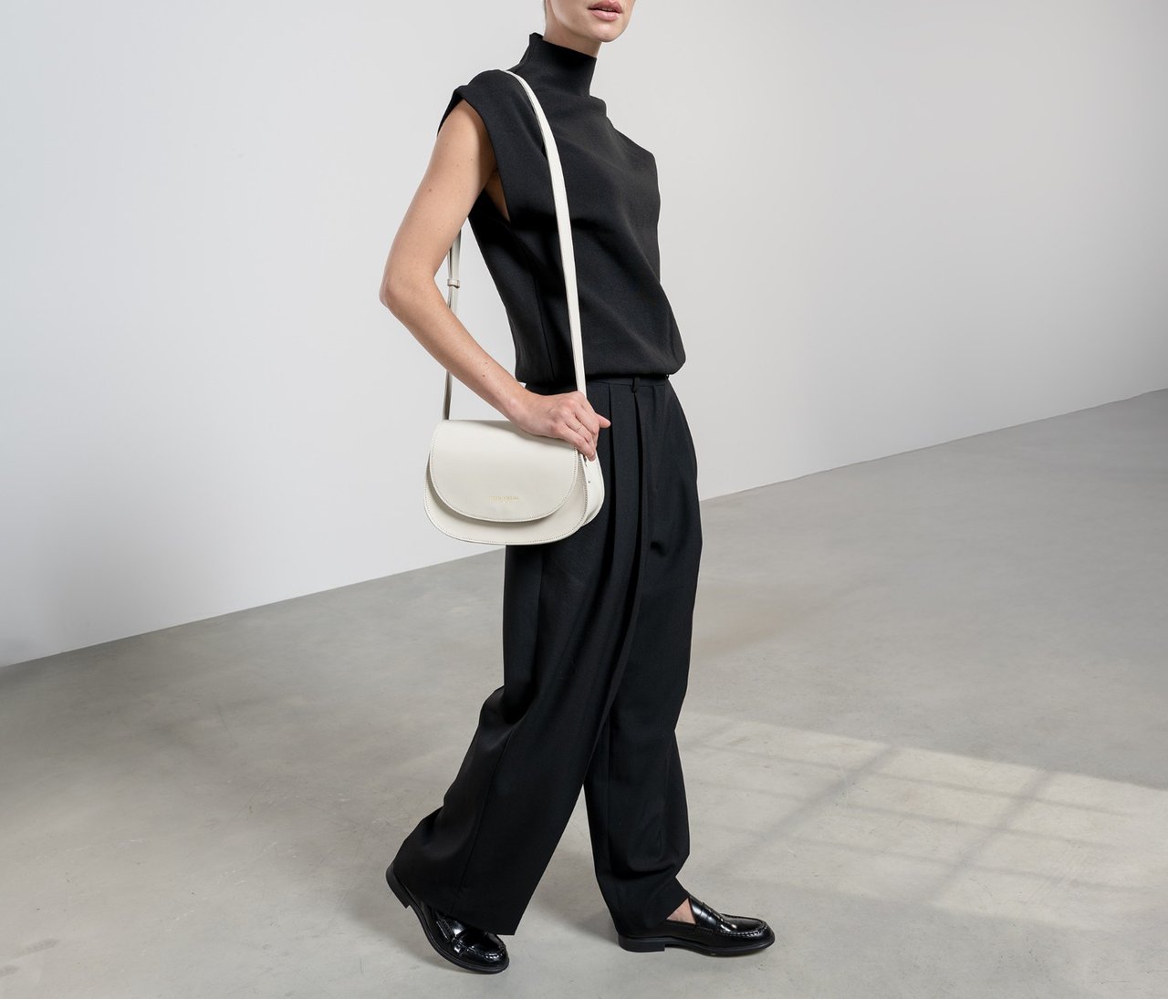 Isabel Bernard Montmarte Madelon Crossbody Tas Neutraal