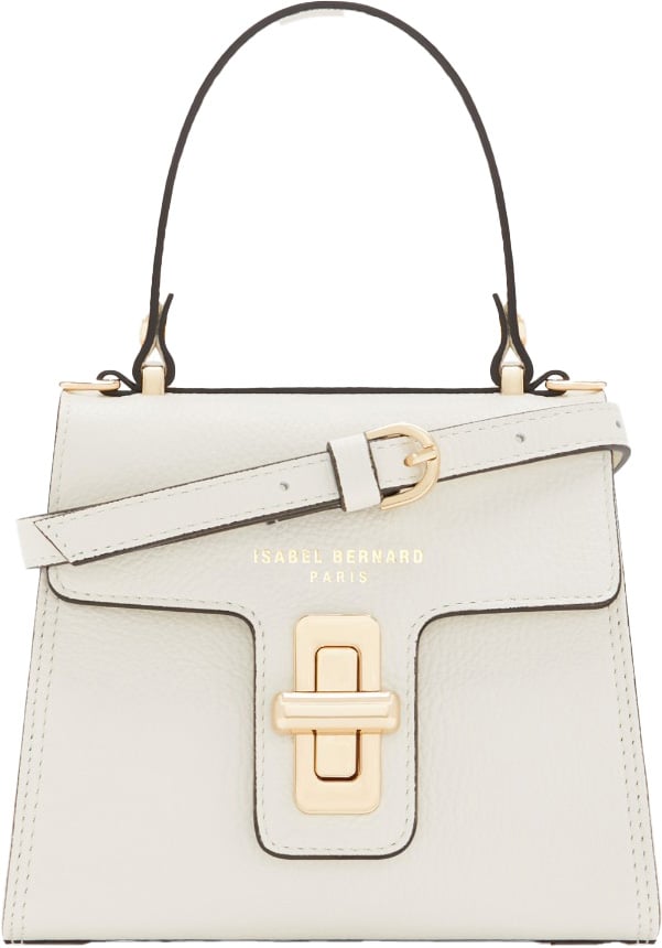 Isabel Bernard Femme Forte Simone Kalfsleer Handtas Wit