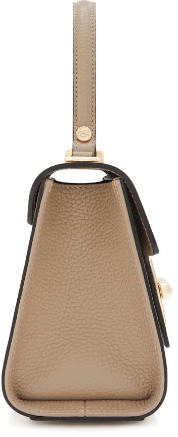 Isabel Bernard Femme Forte Simone Kalfsleer Handtas Taupe