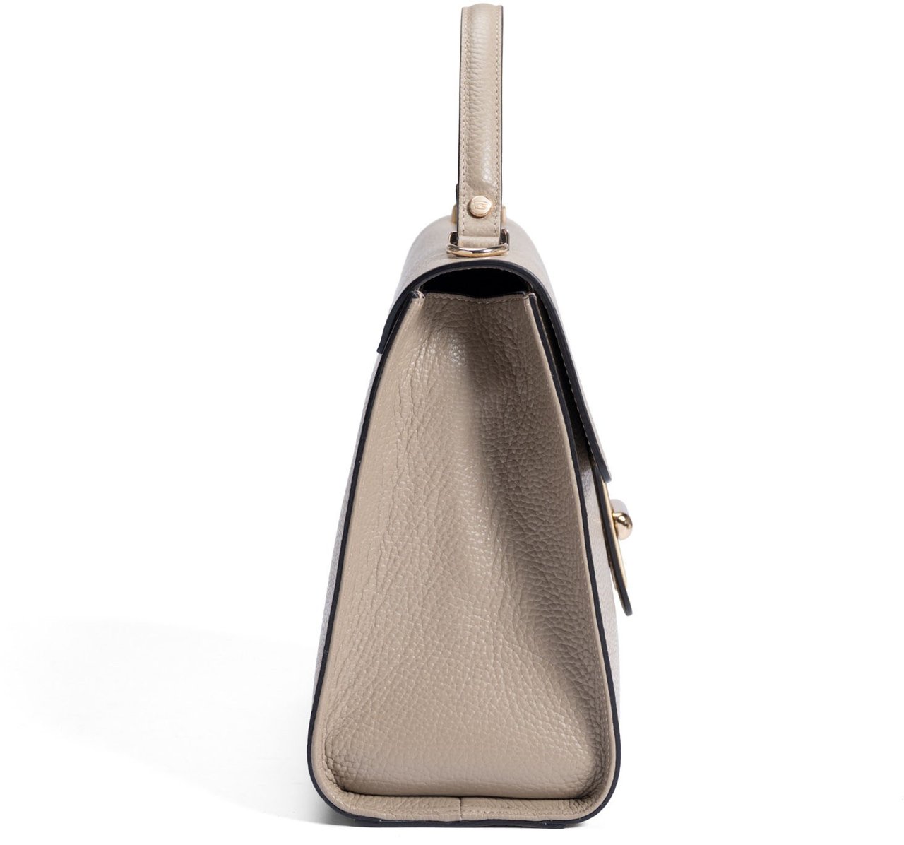 Isabel Bernard Femme Forte Simone Kalfsleer Handtas Taupe