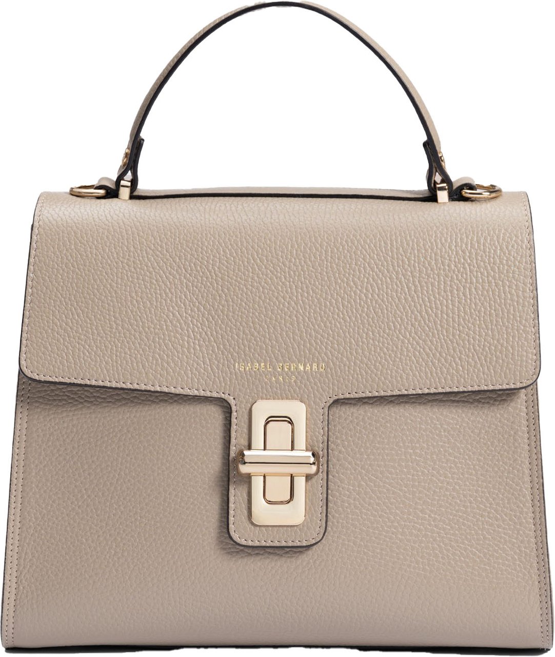 Isabel Bernard Femme Forte Simone Kalfsleer Handtas Taupe