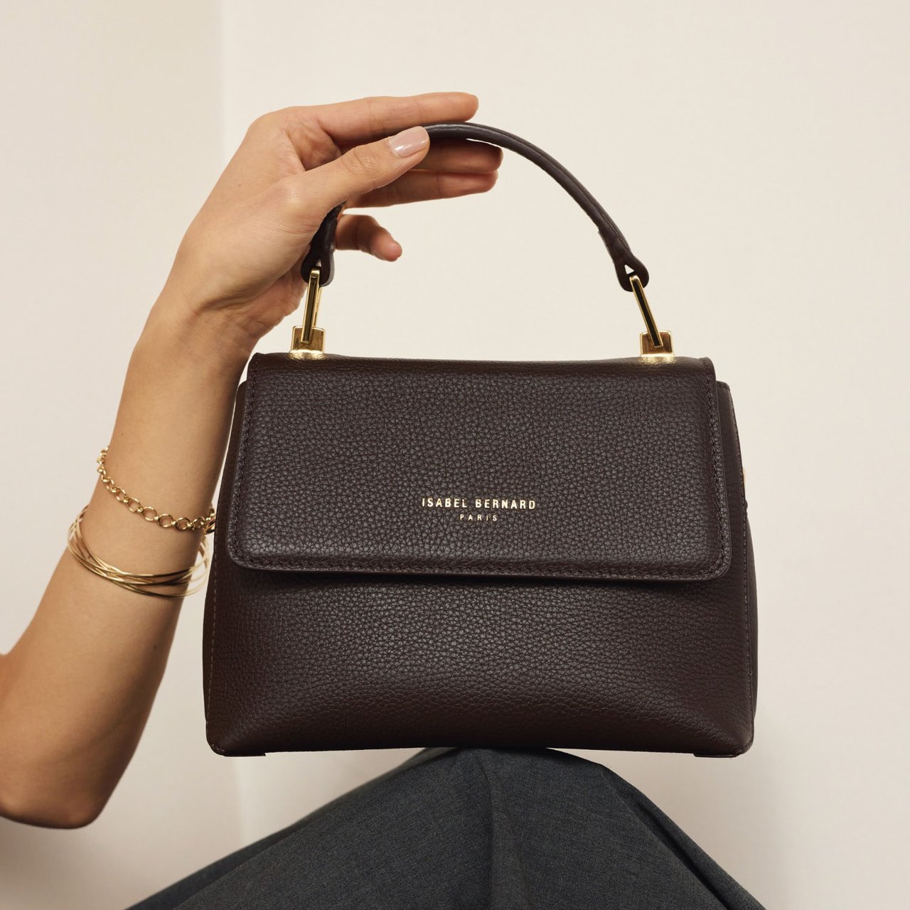 Isabel Bernard Femme Forte Heline Handtas Bruin