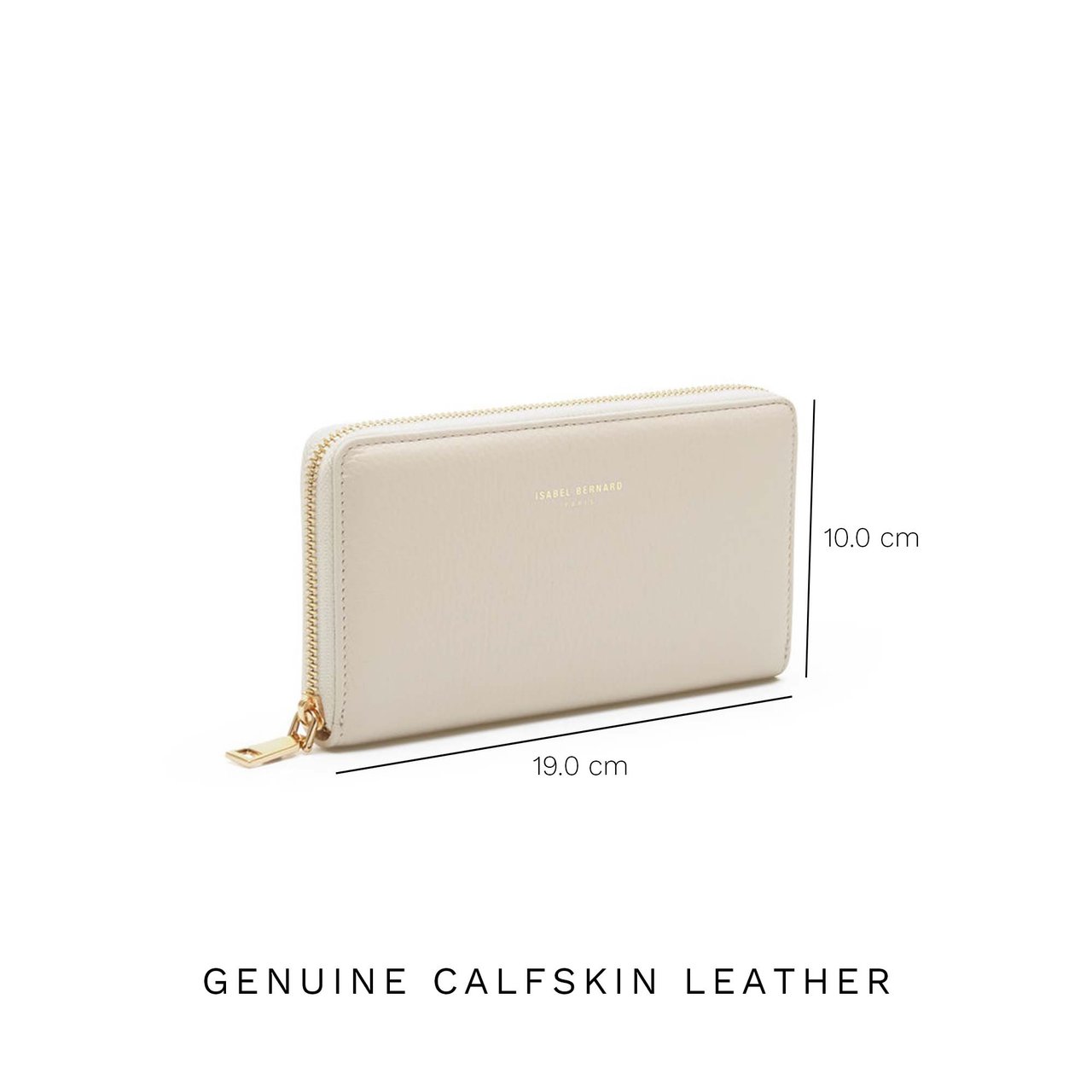 Isabel Bernard Honoré Léa Ritsportemonnee Beige