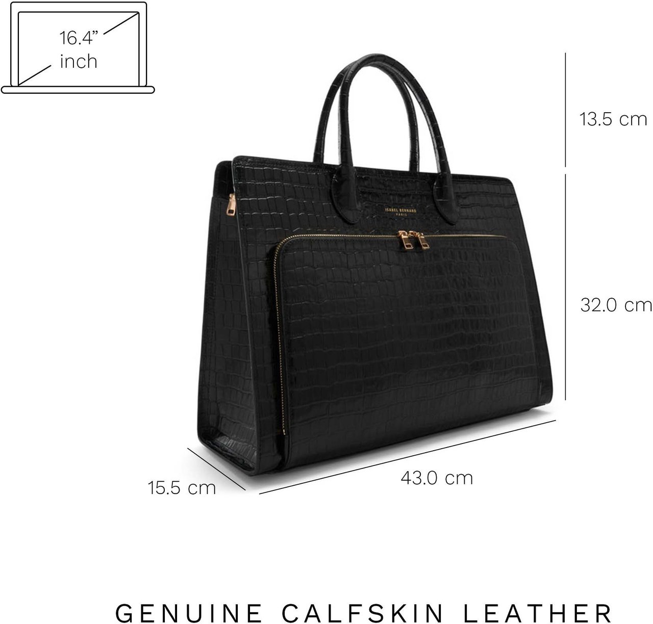 Isabel Bernard Honoré Nadine Handtas Zwart