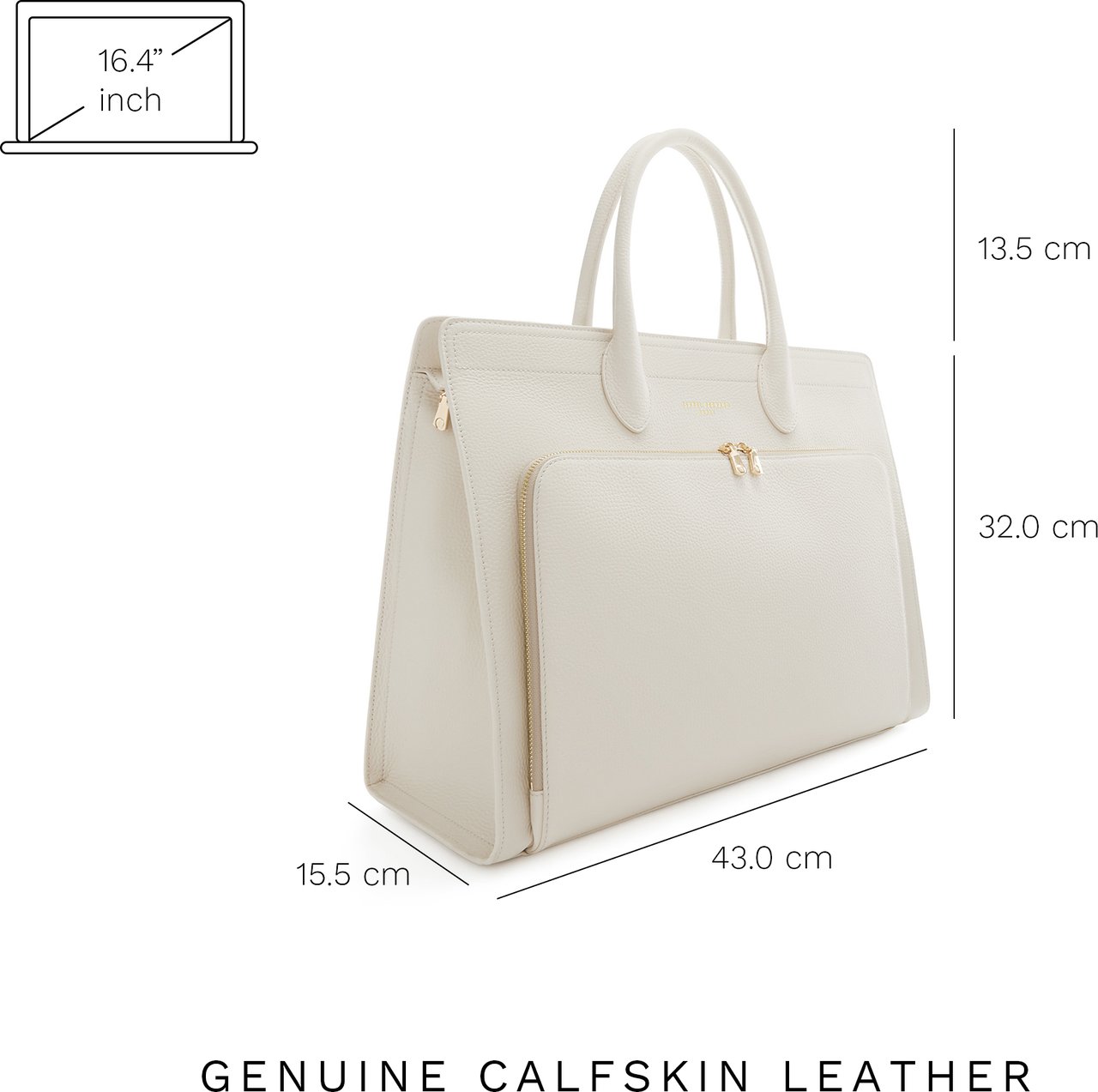 Isabel Bernard Honoré Nadine Handtas Beige