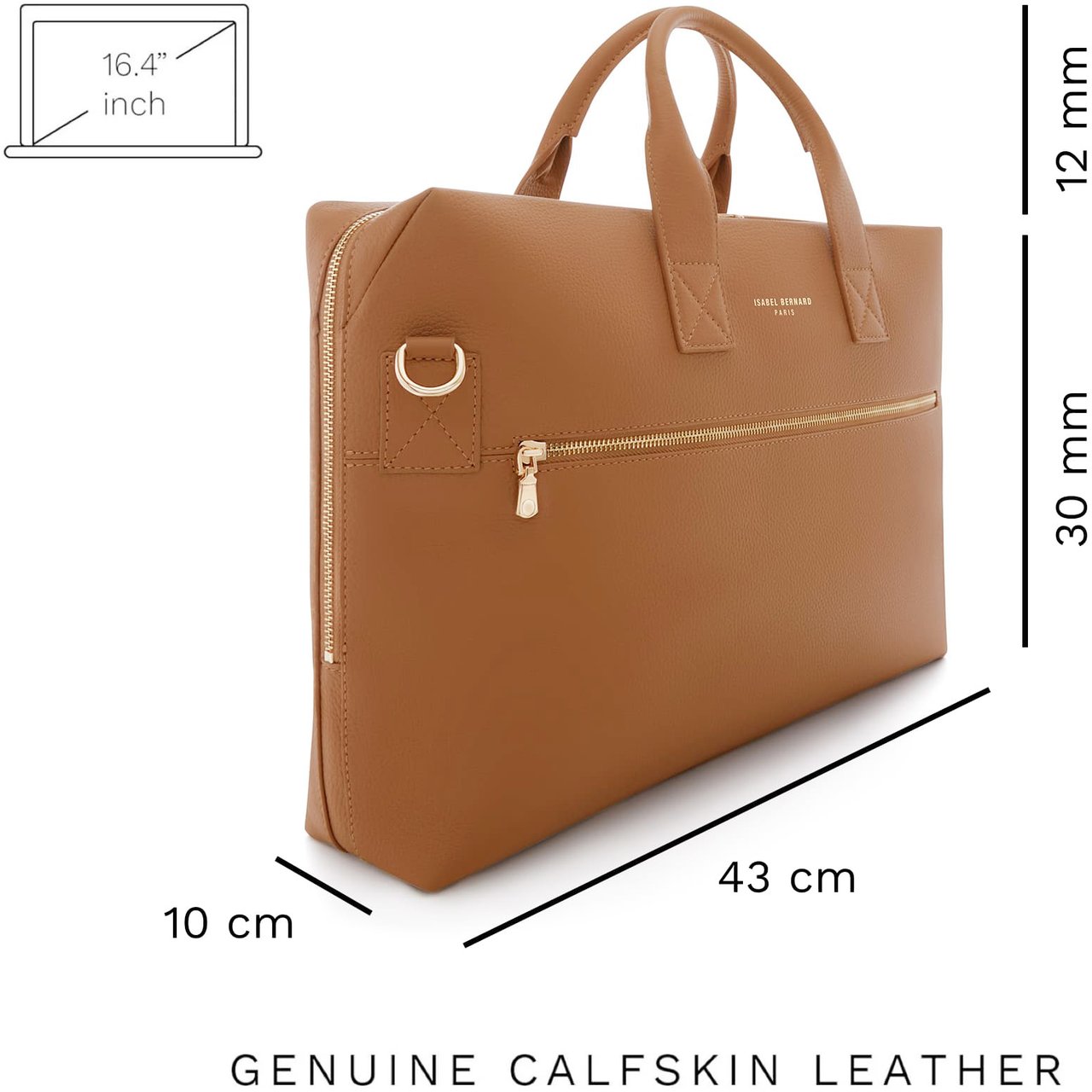 Isabel Bernard Honoré Anique Kalfsleer Handtas Neutraal