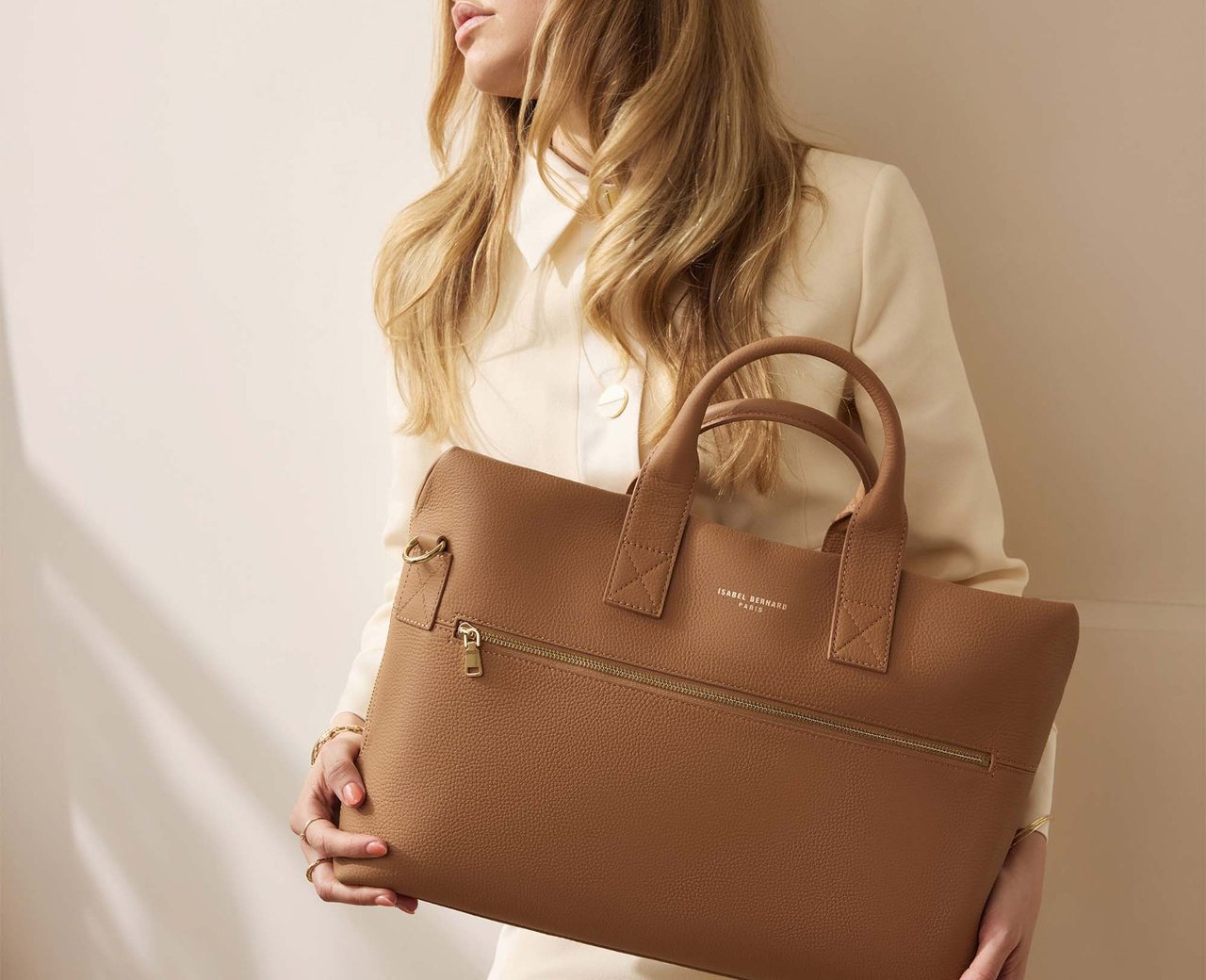 Isabel Bernard Honoré Anique Kalfsleer Handtas Neutraal