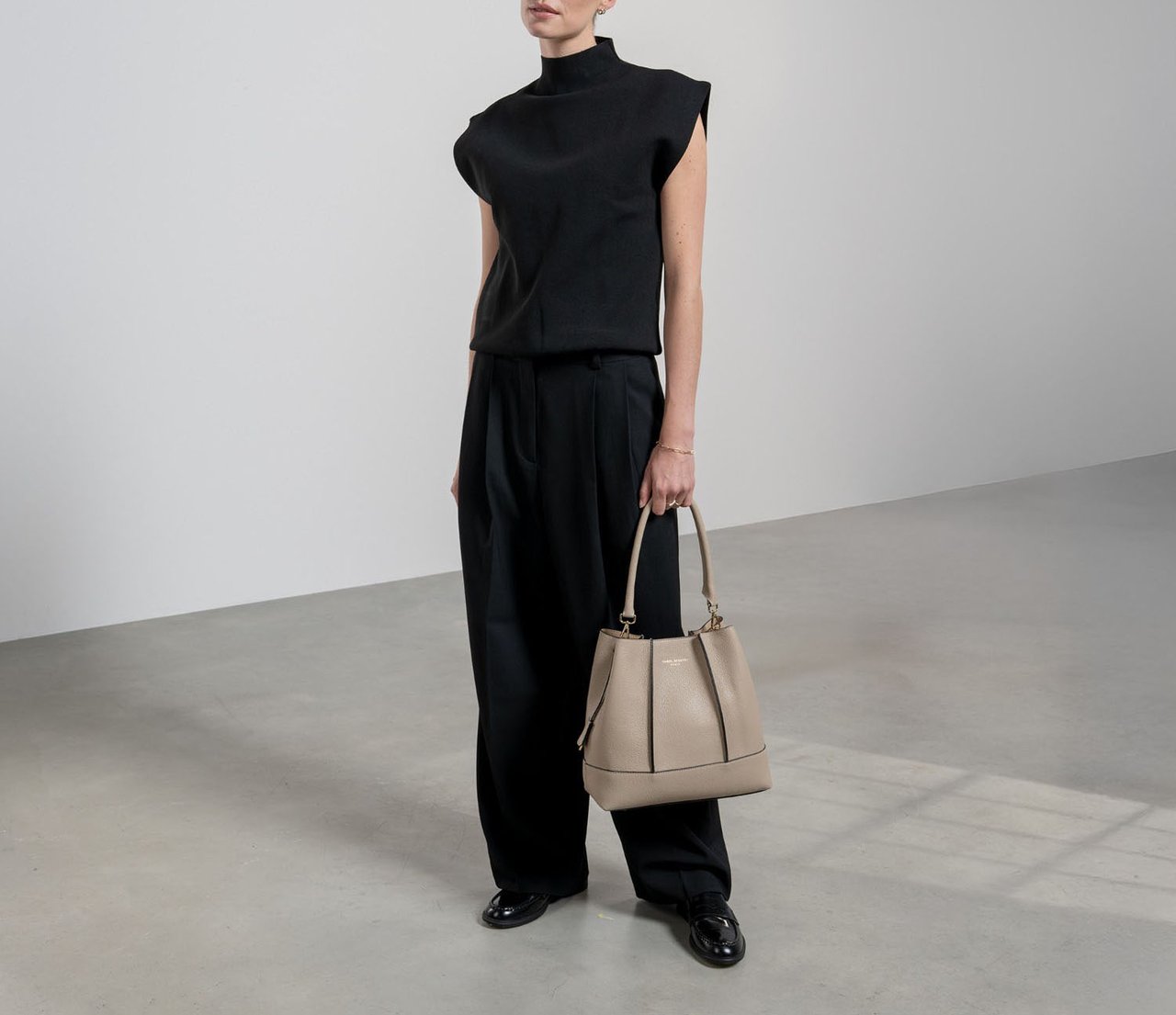 Isabel Bernard Femme Forte Minette Handtas Taupe