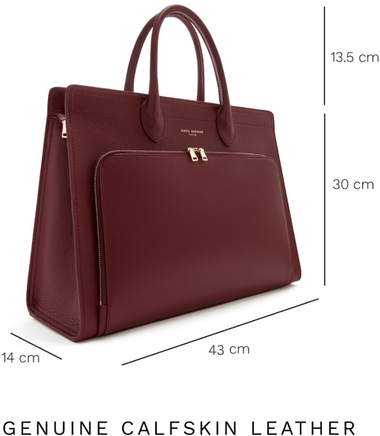 Isabel Bernard Honoré Nadine Handtas Maroon