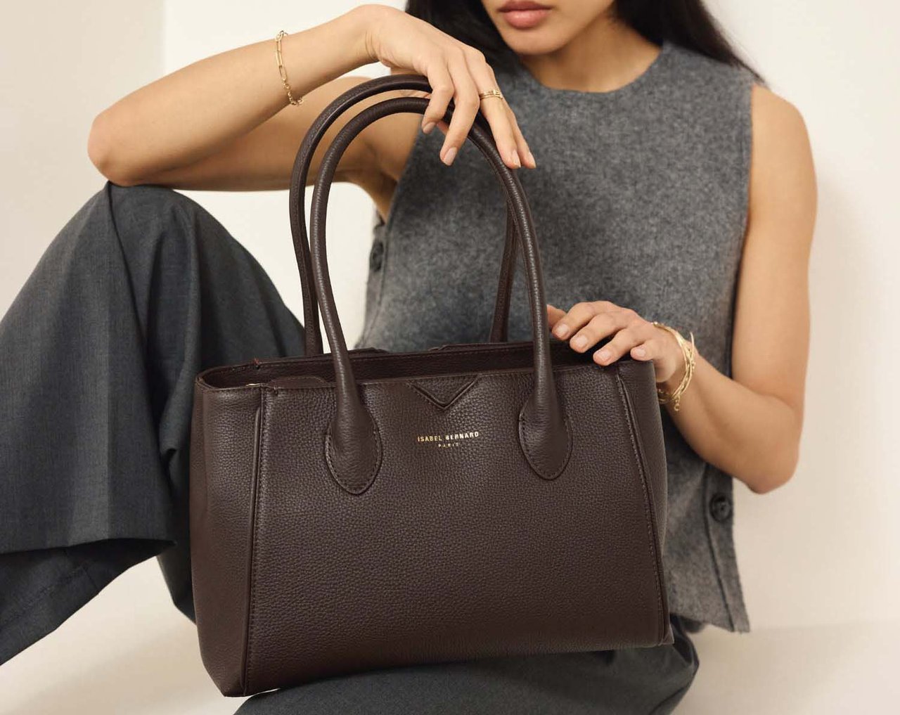 Isabel Bernard Honoré Cloe Handtas Bruin