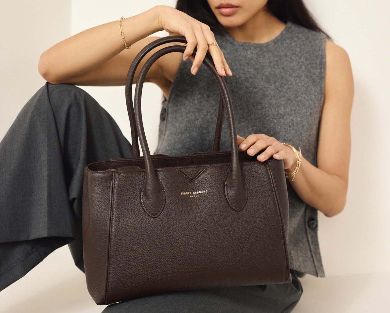 Isabel Bernard Honoré Cloe Handtas Bruin