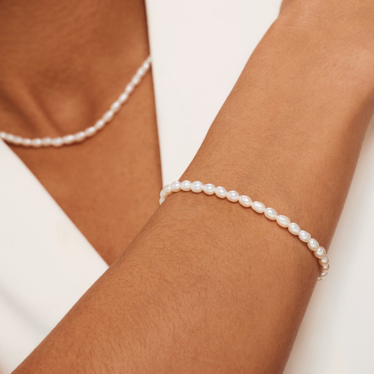 Isabel Bernard Aidee Marissa Armband met Zoetwaterparel Goud