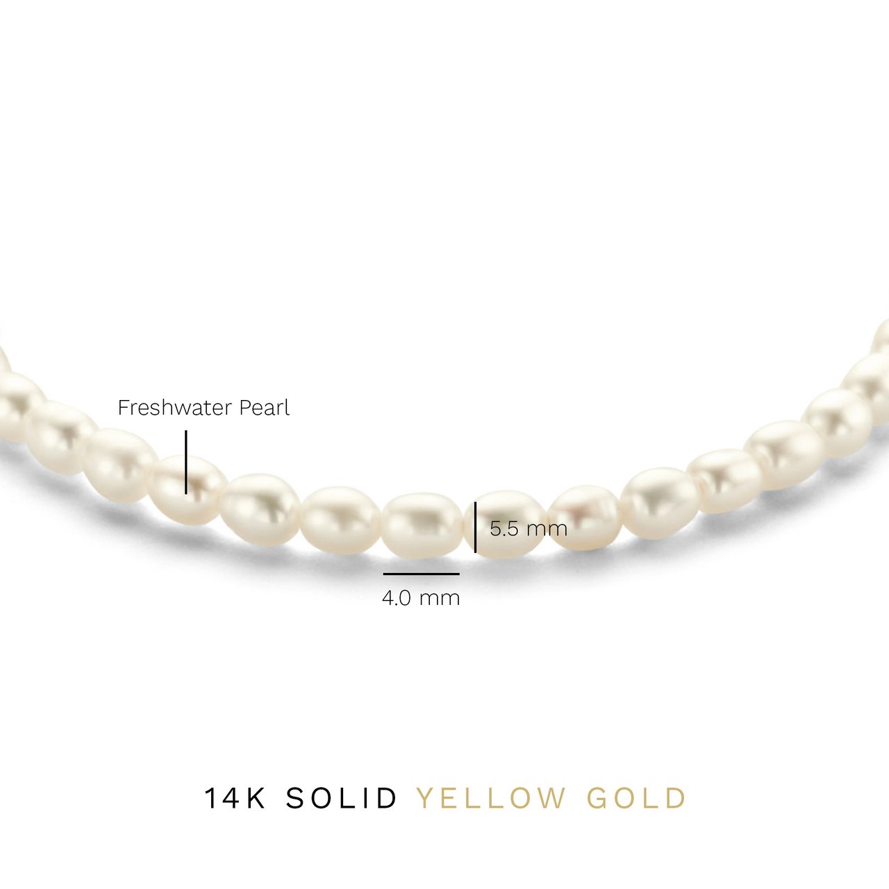 Isabel Bernard Aidee Marissa Armband met Zoetwaterparel Goud