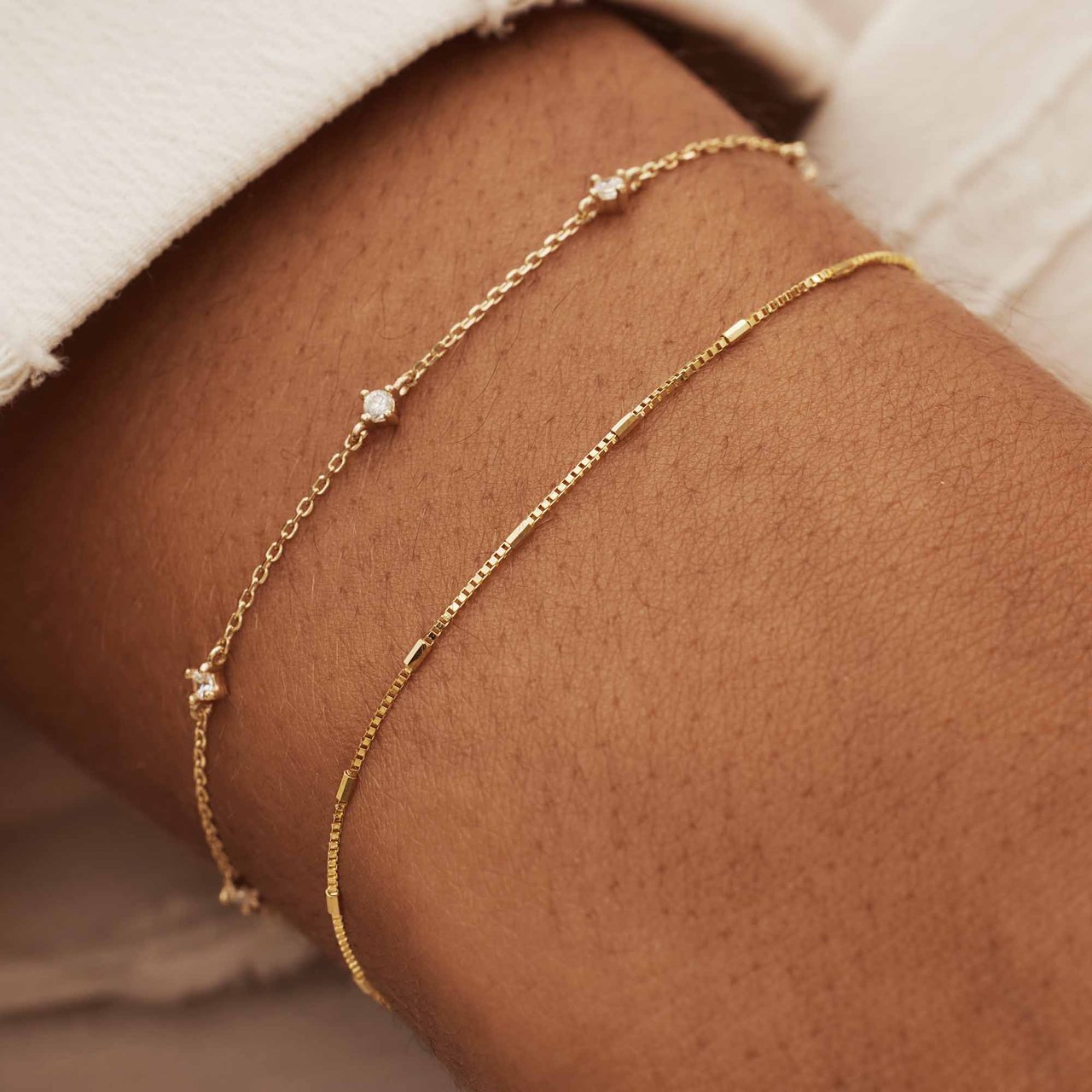 Isabel Bernard Rivoli Esmée Armband met Zirkonia Goud