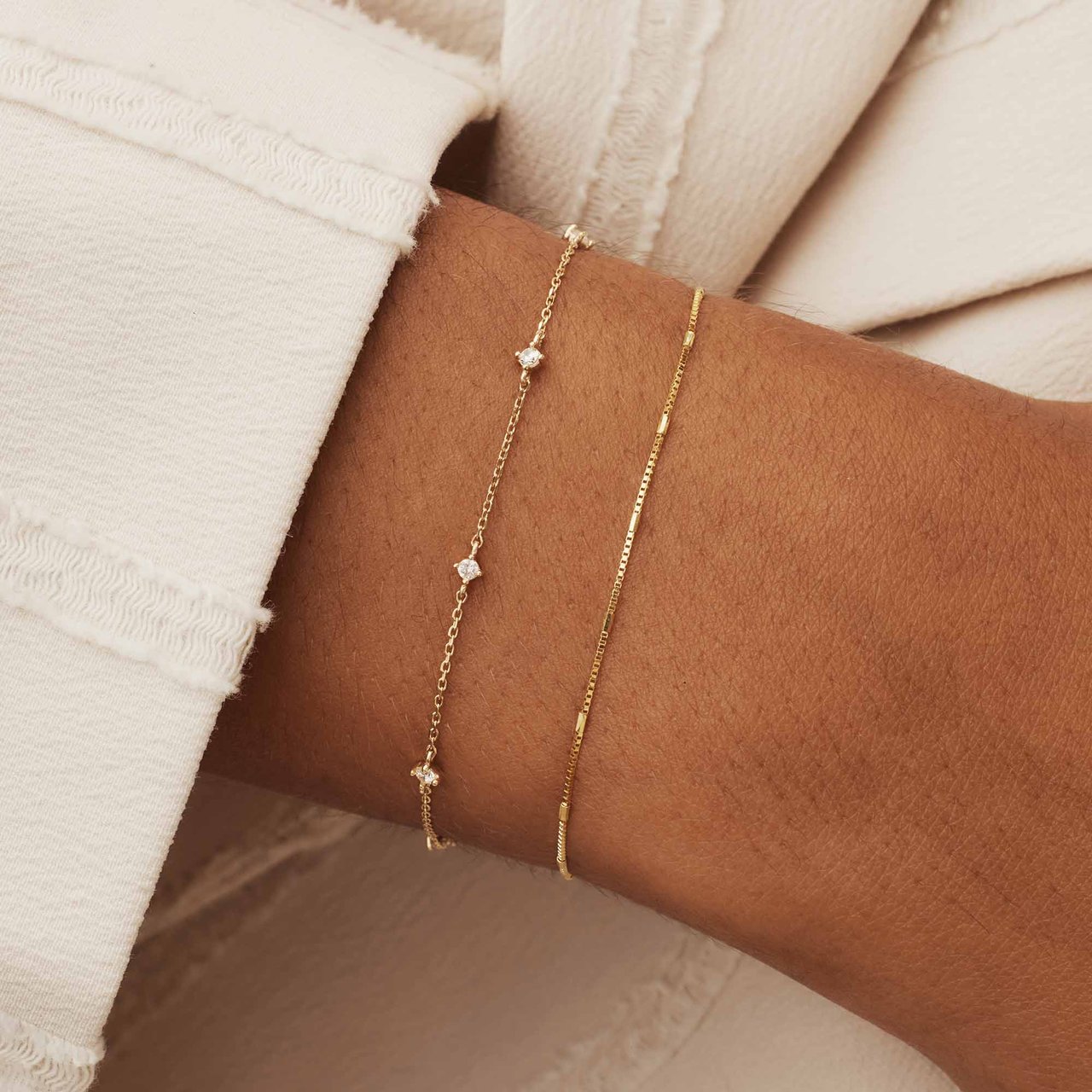 Isabel Bernard Rivoli Esmée Armband met Zirkonia Goud