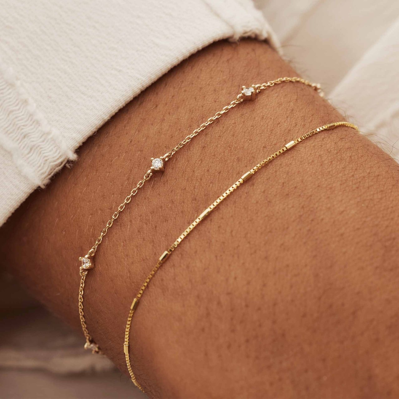 Isabel Bernard Rivoli Esmée Armband met Zirkonia Goud