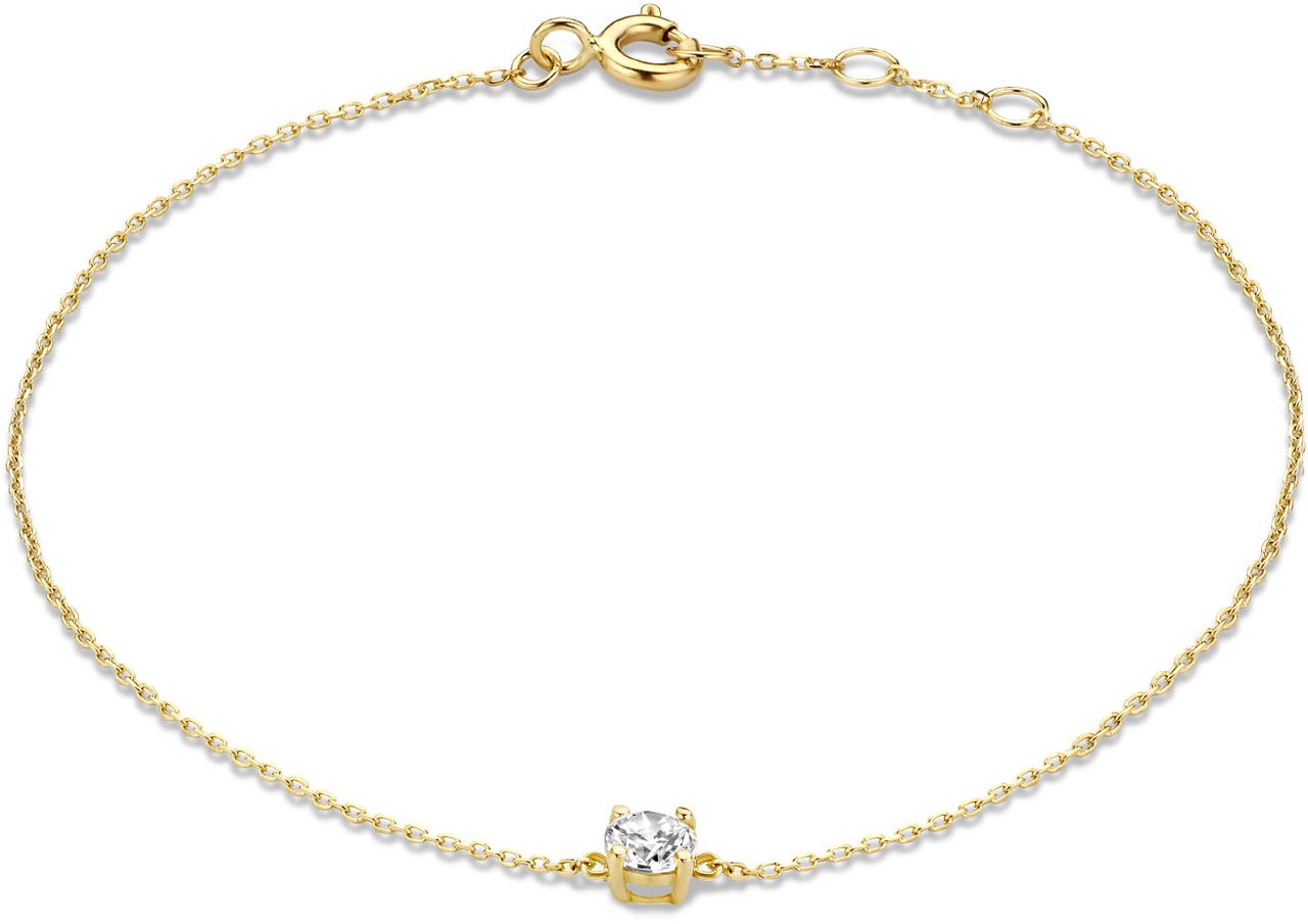 Isabel Bernard Armband met Zirkonia Goud