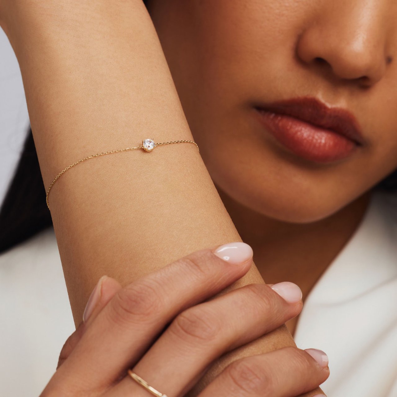 Isabel Bernard Armband met Zirkonia Goud