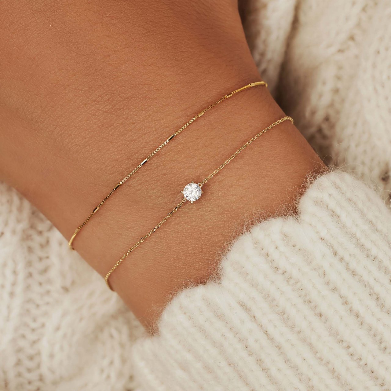 Isabel Bernard Armband met Zirkonia Goud