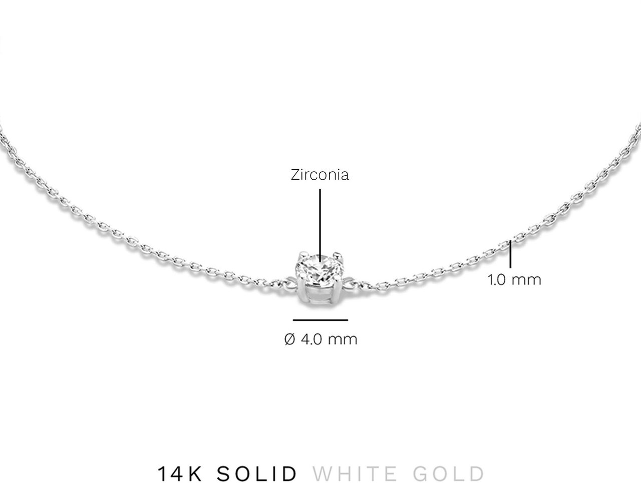 Isabel Bernard Armband met Zirkonia Zilver