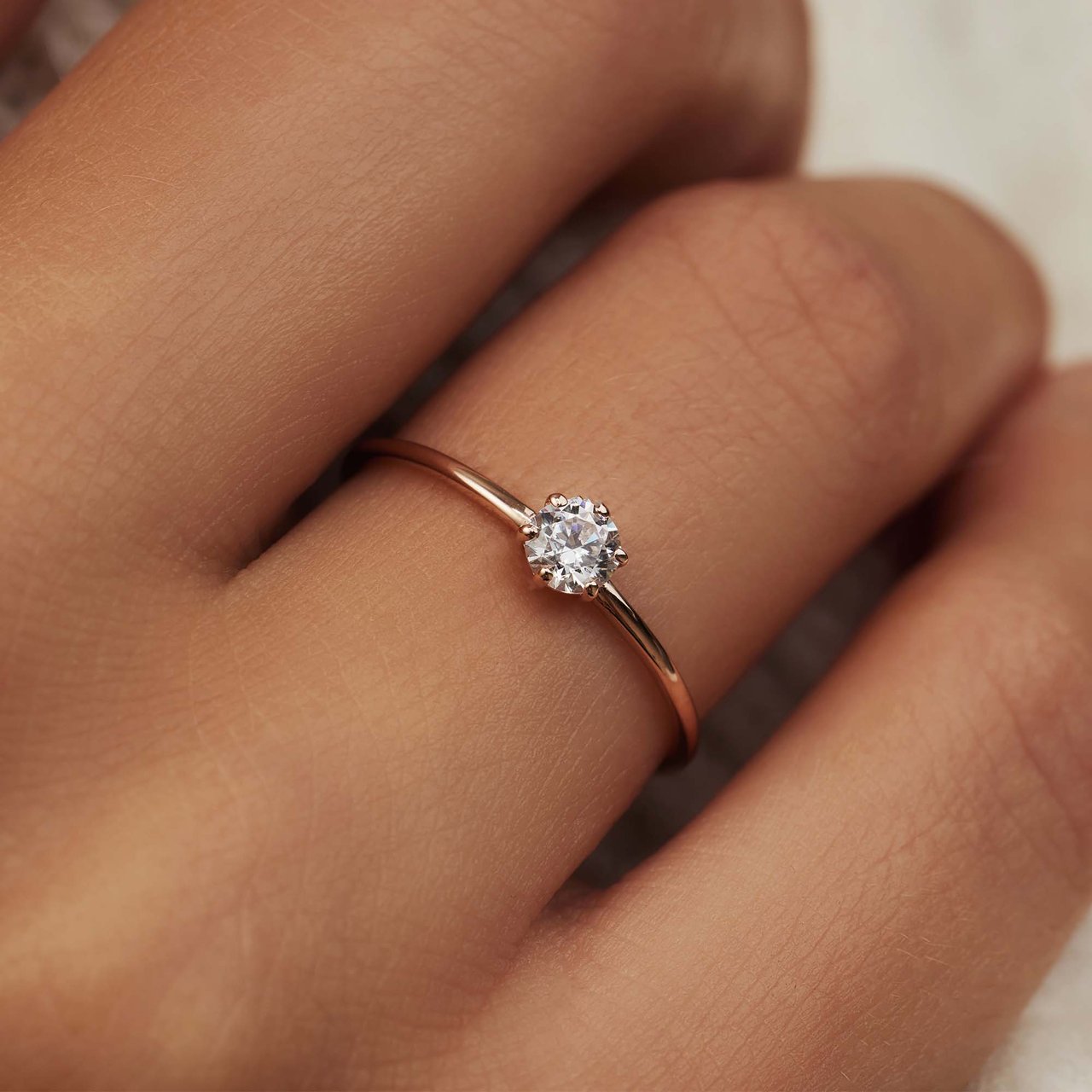 Isabel Bernard Abelle Ring Roze