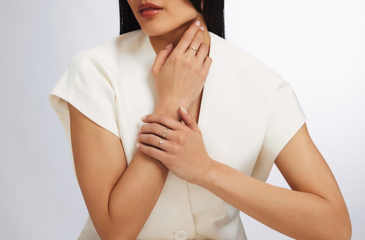 Isabel Bernard Rivoli Esmée Ring met Zirkonia Goud