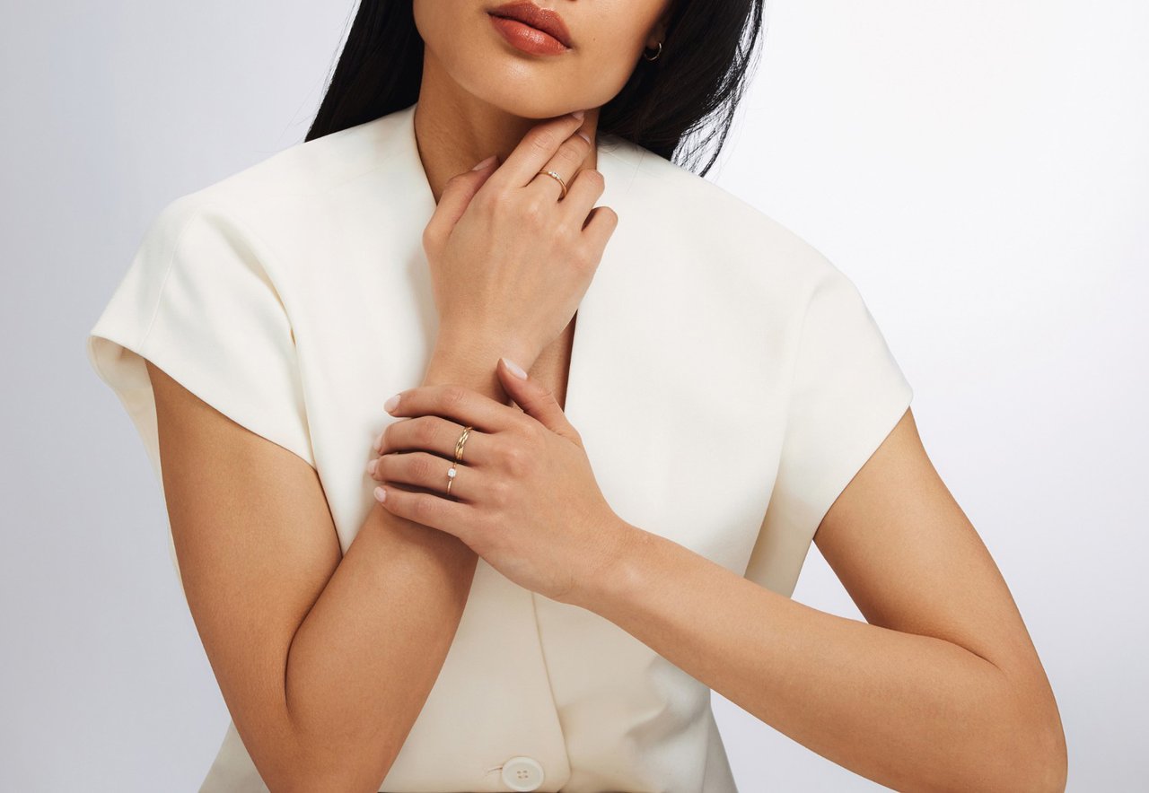 Isabel Bernard Rivoli Esmée Ring met Zirkonia Goud