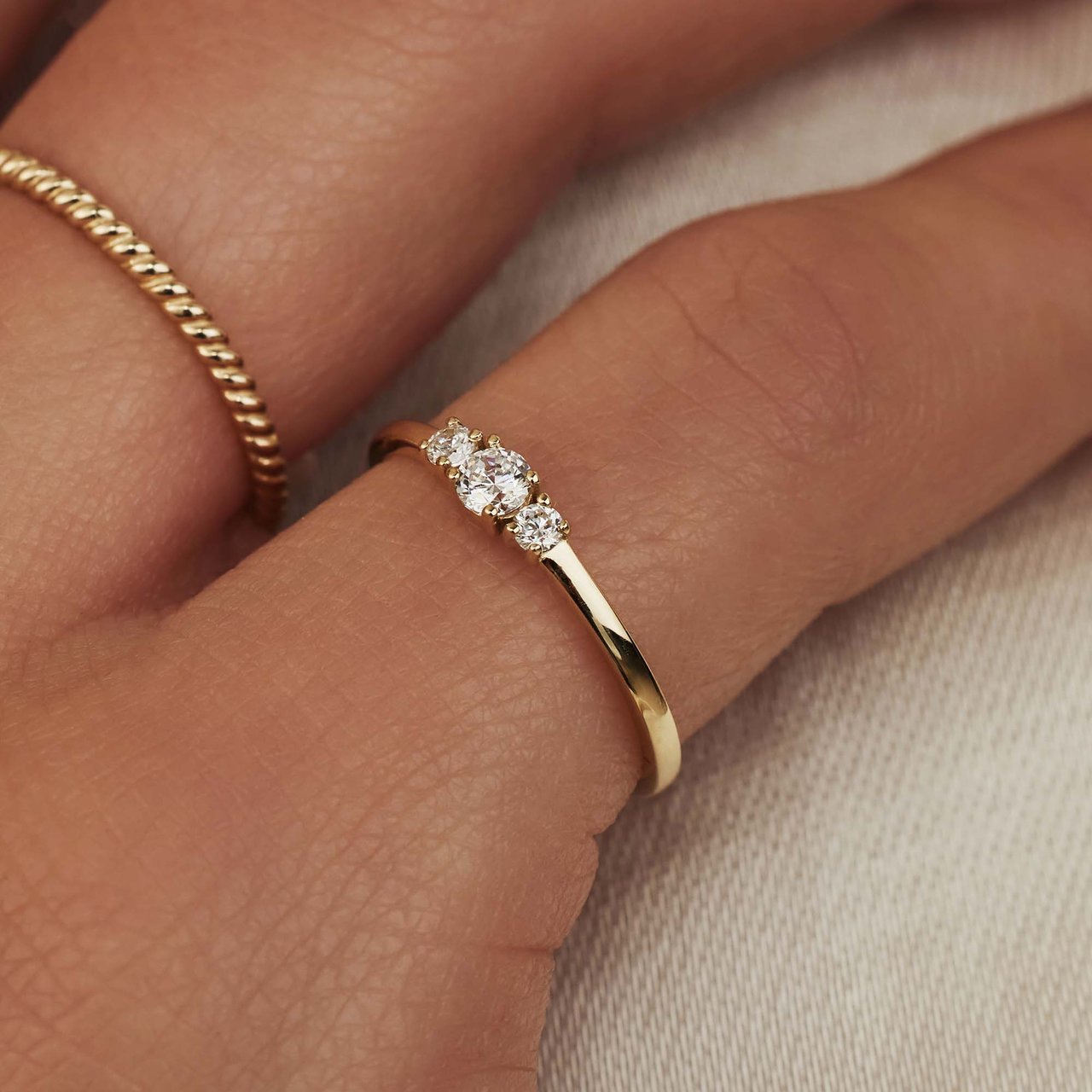 Isabel Bernard Rivoli Esmée Ring met Zirkonia Goud