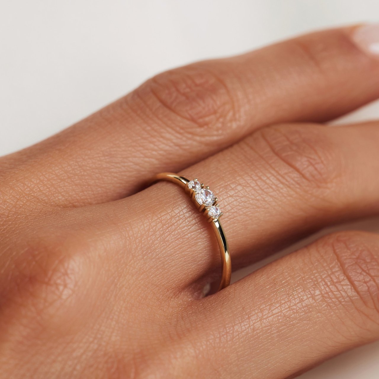 Isabel Bernard Rivoli Esmée Ring met Zirkonia Goud