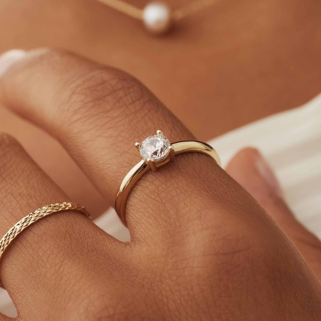Isabel Bernard Soleil Ring Goud