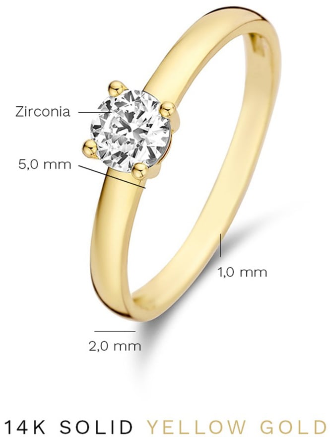 Isabel Bernard Soleil Ring Goud