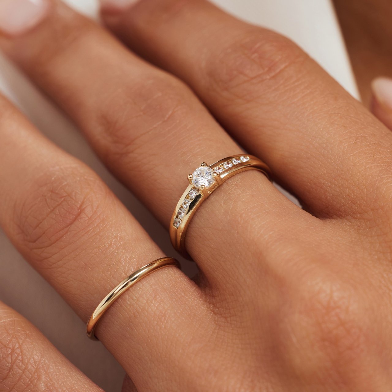 Isabel Bernard Estee Ring Goud