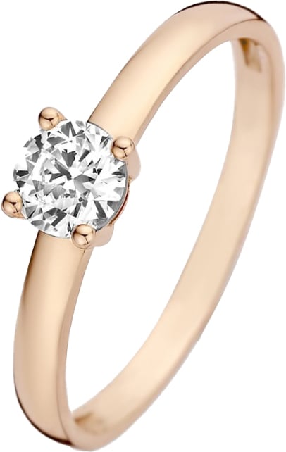 Isabel Bernard Soleil Ring Roze