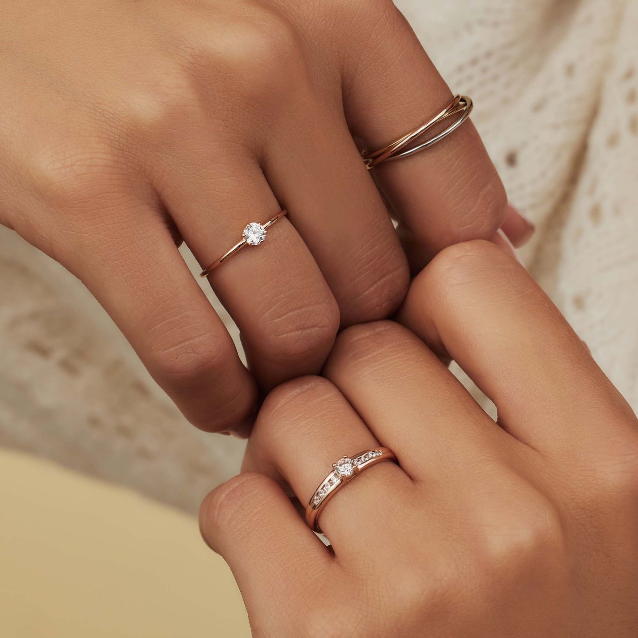 Isabel Bernard Estee Ring Roze