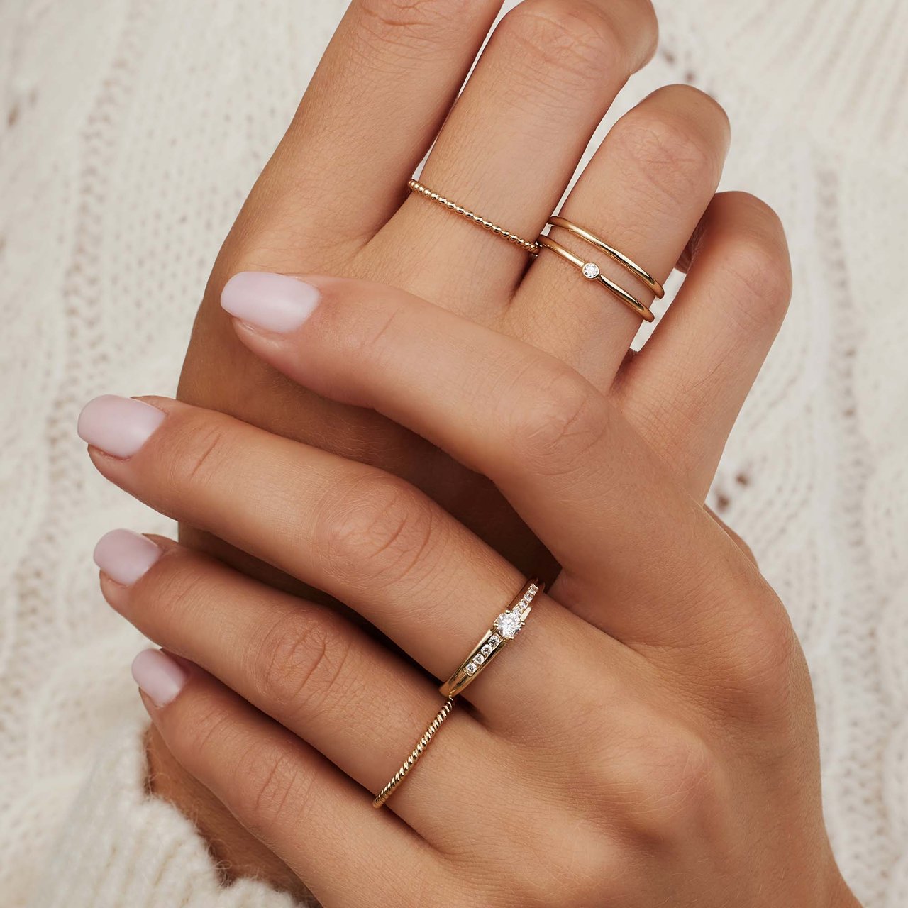 Isabel Bernard Rivoli Aélys Ring Goud