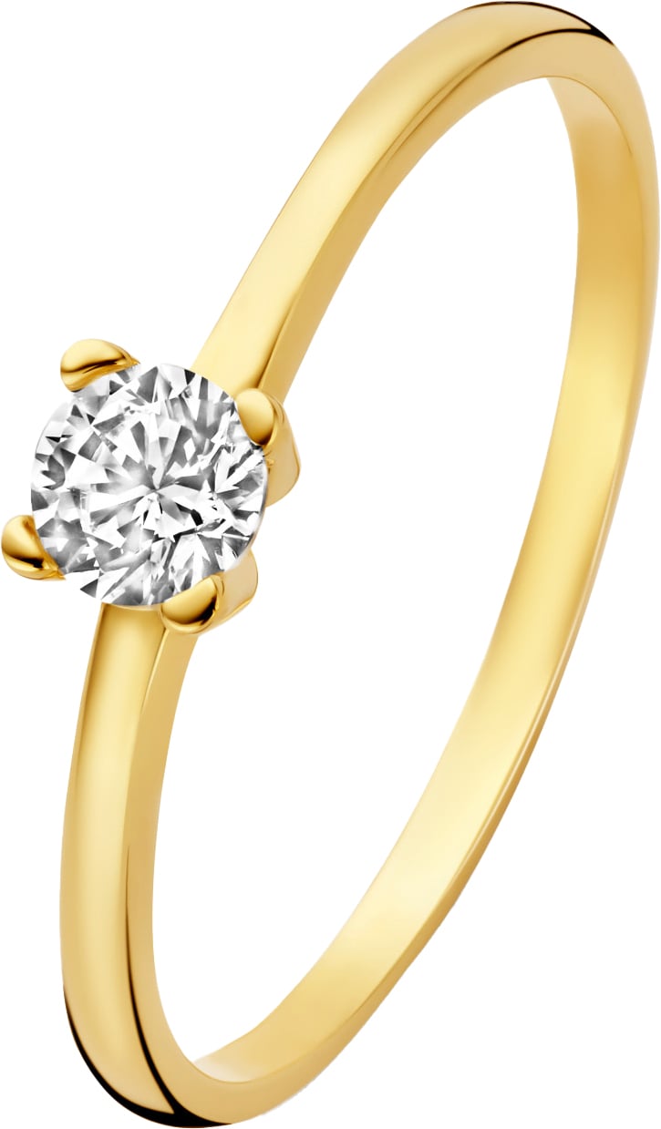 Isabel Bernard Le Marais Isidora Ring met Zirkonia Goud