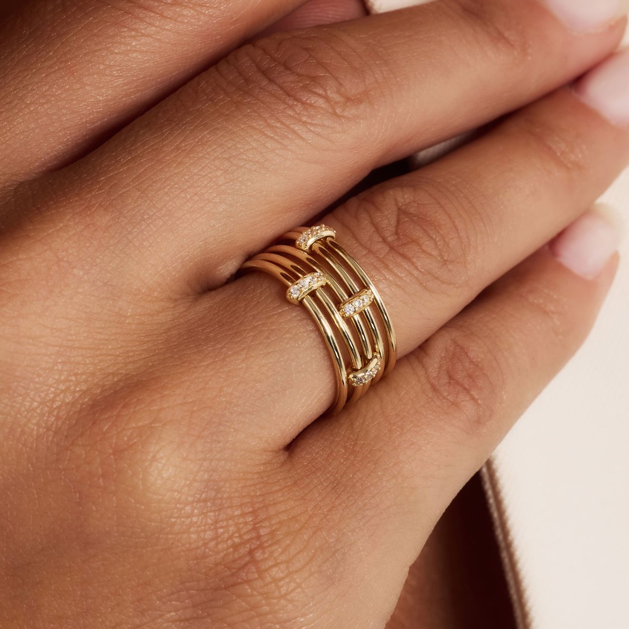 Isabel Bernard Cour d'Honneur Adora Ring Goud