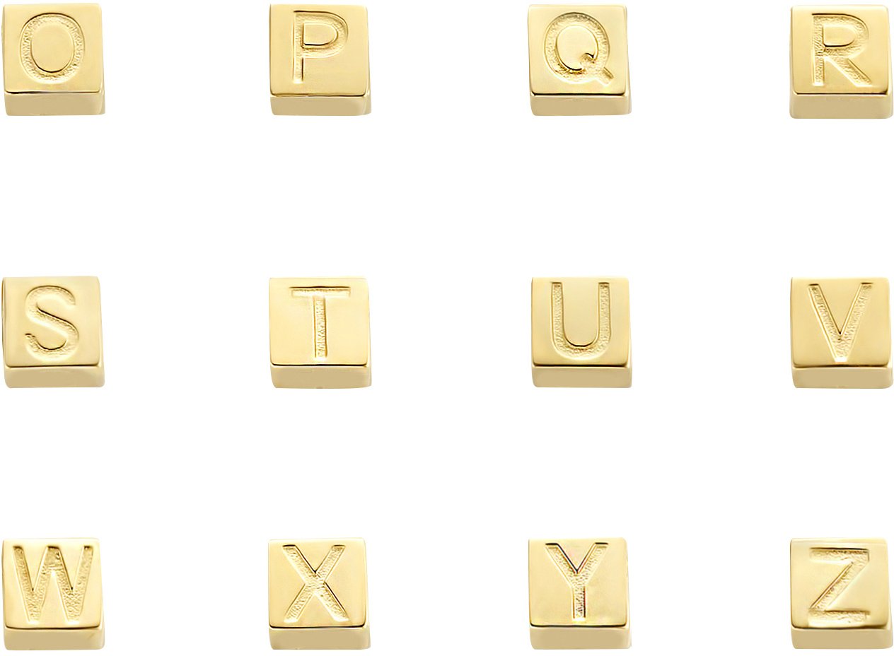 Isabel Bernard - Letter E Goud