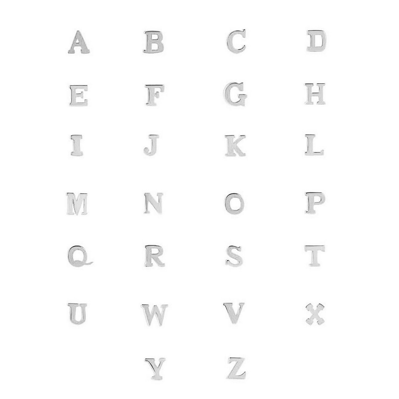 Isabel Bernard Chloé Ketting - Letter X Zilver